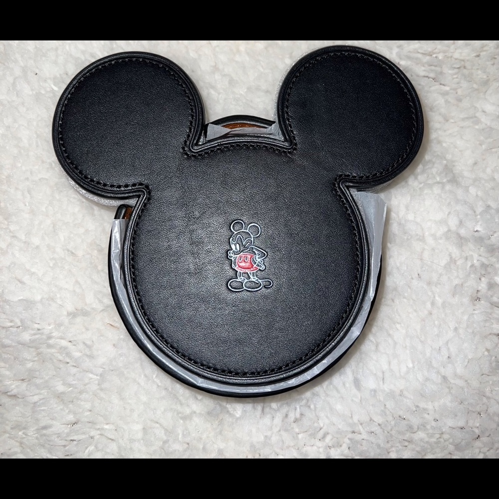 🌺🌺Coach Disney Mickey Mouse Coaster Set 66512 Limited Edition New RARE - Picture 4 of 5